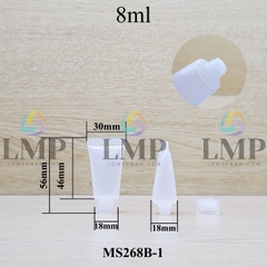 Tuýp nhựa miệng tuýp 6mm nắp vặn 8ml