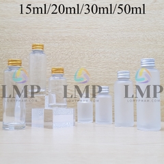 Chai thủy tinh nắp nhôm cuốn