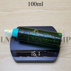 Chai PET vai ngang nắp nhọn sọc tattoo 100ml