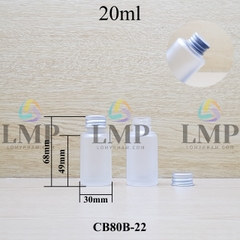 Chai thủy tinh nắp nhôm cuốn