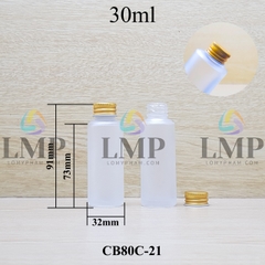 Chai thủy tinh nắp nhôm cuốn