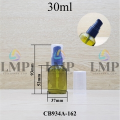 Chai thủy tinh vát đầu xịt giọt 1 viền 30ml