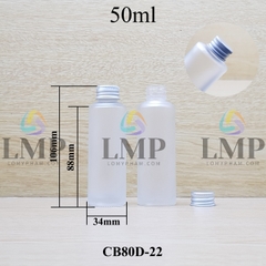 Chai thủy tinh nắp nhôm cuốn