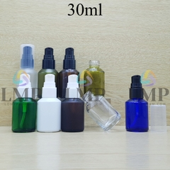 Chai thủy tinh vát đầu xịt giọt 1 viền 30ml