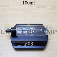 Chai PET vai ngang nắp bóp khoen nhôm 100ml