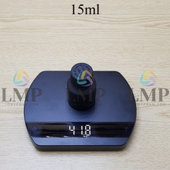 Chai thủy tinh vát nắp push down and turn sọc 15ml