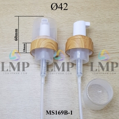 Đầu bơm tạo bọt vân gỗ Ø42