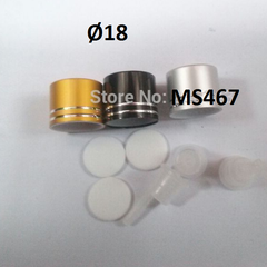 Nắp vàng - đen - bạc 2 viền Ø18