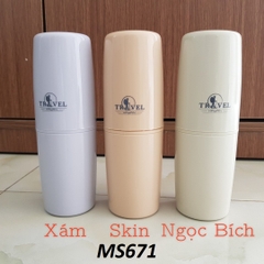 Hộp du lịch đựng bàn chải, kem đánh răng 5 trong 1