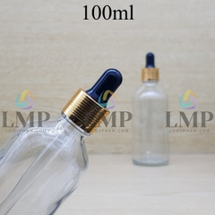 Chai tinh dầu nắp bóp khoen nhôm 100ml