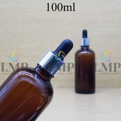 Chai tinh dầu nắp bóp khoen nhôm 100ml