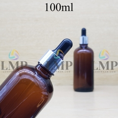 Chai tinh dầu nắp bóp khoen nhôm 100ml