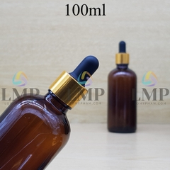 Chai tinh dầu nắp bóp khoen nhôm 100ml