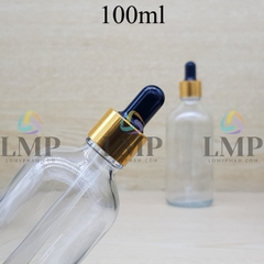 Chai tinh dầu nắp bóp khoen nhôm 100ml