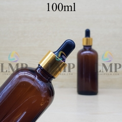 Chai tinh dầu nắp bóp khoen nhôm 100ml