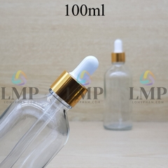 Chai tinh dầu nắp bóp khoen nhôm 100ml
