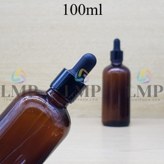 Chai tinh dầu nắp bóp khoen nhôm 100ml