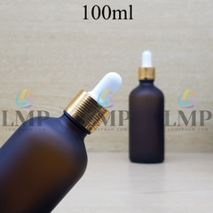 Chai tinh dầu phun mờ nắp bóp khoen nhôm 100ml