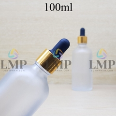 Chai tinh dầu phun mờ nắp bóp khoen nhôm 100ml