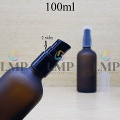 Chai tinh dầu phun mờ đầu xịt giọt 2 viền 100ml