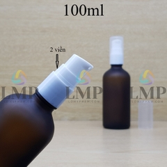 Chai tinh dầu phun mờ đầu xịt giọt 2 viền 100ml