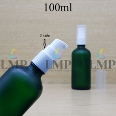 Chai tinh dầu phun mờ đầu xịt giọt 2 viền 100ml