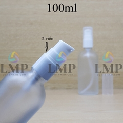 Chai tinh dầu phun mờ đầu xịt giọt 2 viền 100ml