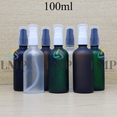 Chai tinh dầu phun mờ đầu xịt giọt 2 viền 100ml