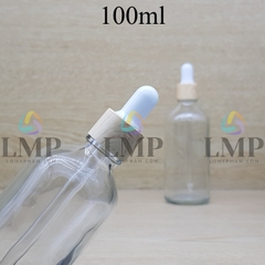 Chai tinh dầu nắp bóp khoen vân gỗ 100ml