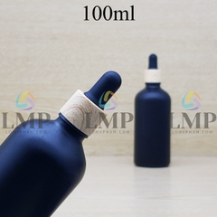 Chai tinh dầu phun mờ nắp bóp khoen vân gỗ 100ml