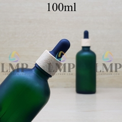 Chai tinh dầu phun mờ nắp bóp khoen vân gỗ 100ml