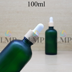 Chai tinh dầu phun mờ nắp bóp khoen vân gỗ 100ml