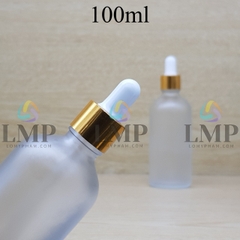 Chai tinh dầu phun mờ nắp bóp khoen nhôm 100ml