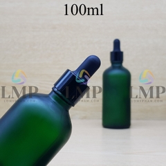 Chai tinh dầu phun mờ nắp bóp khoen nhôm 100ml