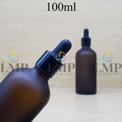Chai tinh dầu phun mờ nắp bóp khoen nhôm 100ml