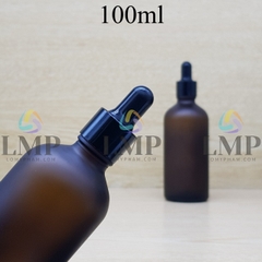 Chai tinh dầu phun mờ nắp bóp khoen nhôm 100ml