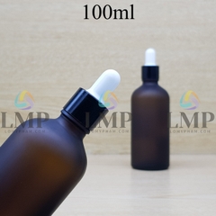 Chai tinh dầu phun mờ nắp bóp khoen nhôm 100ml