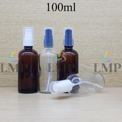 Chai tinh dầu đầu xịt giọt KO viền 100ml