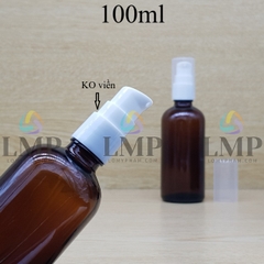 Chai tinh dầu đầu xịt giọt KO viền 100ml