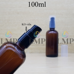 Chai tinh dầu đầu xịt giọt KO viền 100ml