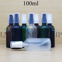 Chai tinh dầu phun mờ đầu xịt giọt KO viền 100ml