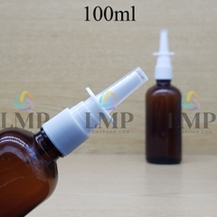 Chai tinh dầu xịt mũi vuông thẳng 100ml