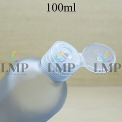 Chai tinh dầu phun mờ nắp bật sọc 100ml