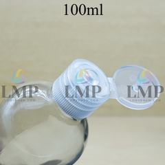 Chai tinh dầu nắp bật sọc 100ml