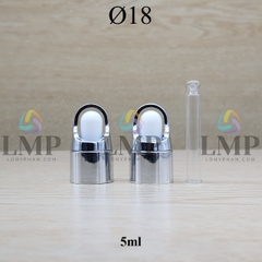 Nắp bóp quai xách Ø18 ( kèm ống thủy tinh )