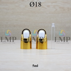 Nắp bóp quai xách Ø18 ( kèm ống thủy tinh )