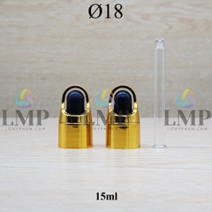 Nắp bóp quai xách Ø18 ( kèm ống thủy tinh )