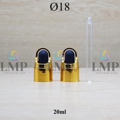 Nắp bóp quai xách Ø18 ( kèm ống thủy tinh )