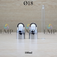 Nắp bóp quai xách Ø18 ( kèm ống thủy tinh )