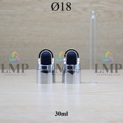 Nắp bóp quai xách Ø18 ( kèm ống thủy tinh )